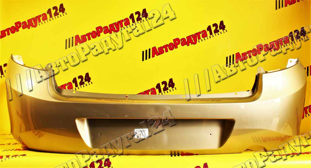 Бампер ВАЗ 2190, Лада Гранта, Lada Granta задний седан Серый базальт (242)