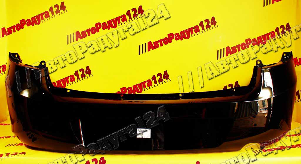 Бампер ВАЗ 2190, Лада Гранта, Lada Granta задний седан Черный трюфель (651)