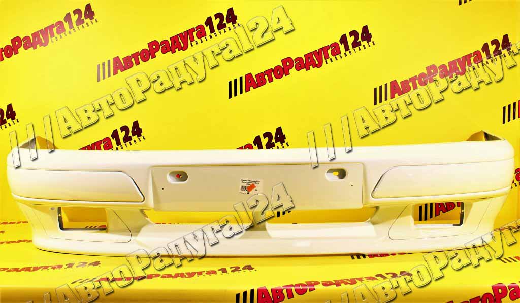 Бампер ВАЗ 2114, 2115 передний Белое облако (240) СПОРТ