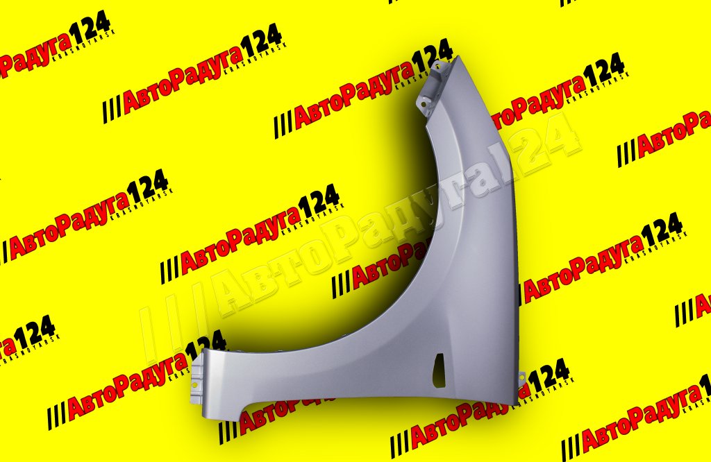 Крыло Hyundai Solaris (2011-2017) переднее левое Серебристый металлик (RHM)