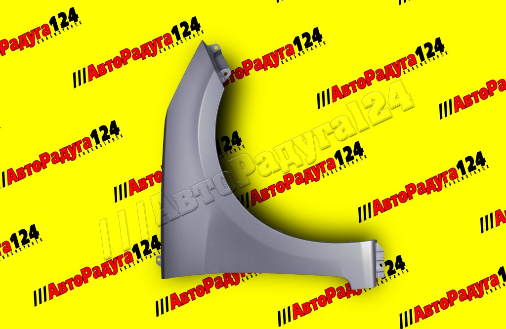 Крыло Hyundai Solaris (2011-2017) переднее правое Серебристый металлик (RHM) (Без повторителя)