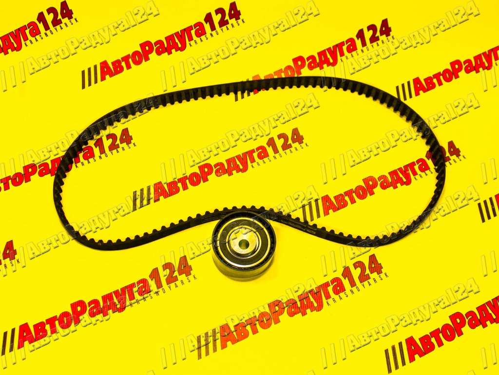 Ремень ГРМ ВАЗ 2190 8 кл. в сборе с роликом (Компл.) [K015670XS] (Gates)