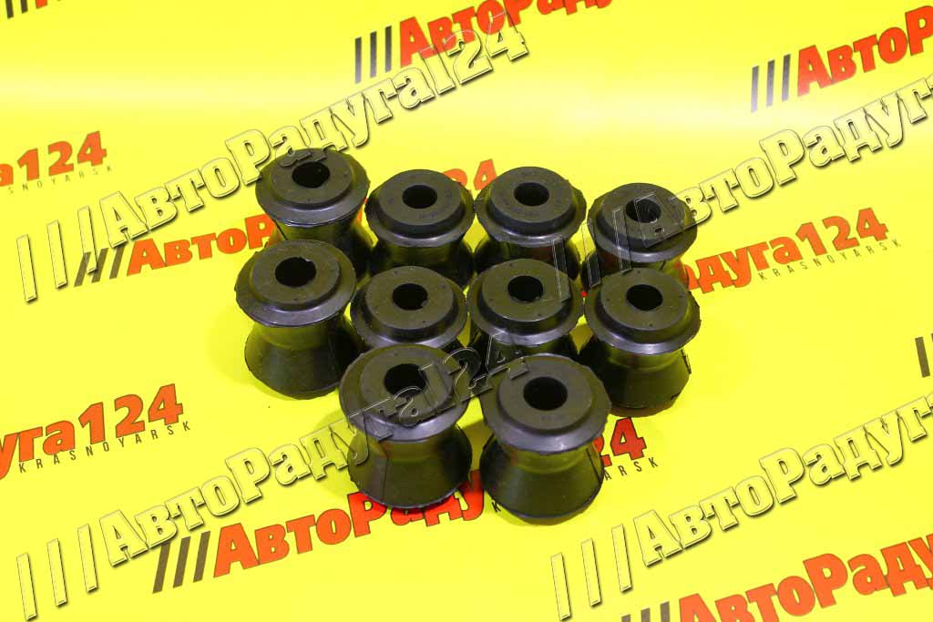 Втулка реактивной тяги ВАЗ 2107 (Компл.-10 шт.) [2101-2919042/9108-00] (Резинотехника)