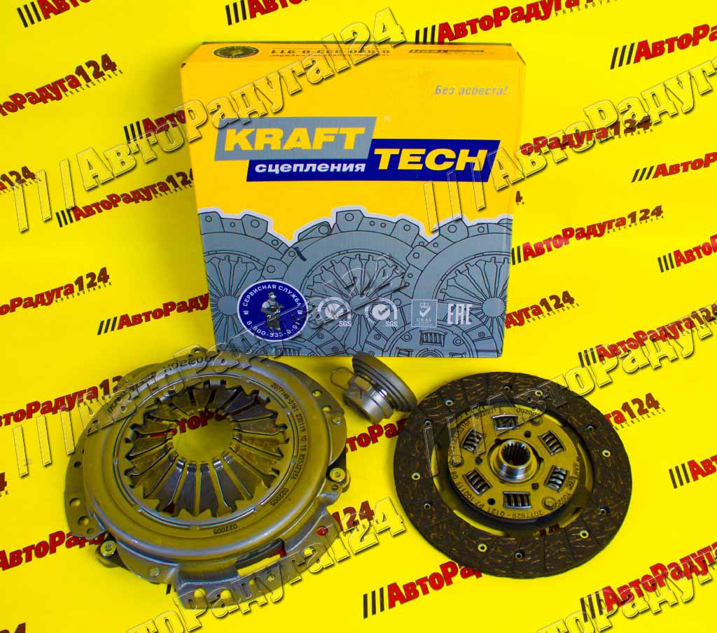 Сцепление ВАЗ 2107 в сборе [W03200E] (KraftTech)