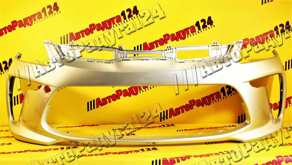 Бампер Kia Rio, Киа Рио (2017-) передний Серебристый металлик (RHM)