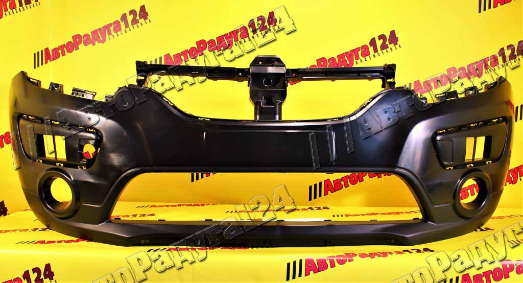 Бампер Renault Sandero Stepway, Рено Сандеро Степвей (2014-2018) передний (неокрашенный)