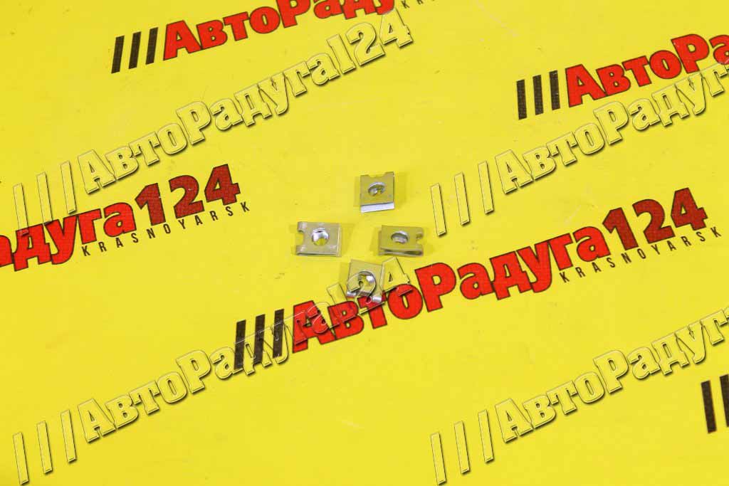 Гайка под саморез пружинная 4,3 малая (пластина) (00001-0041897-71) (Уп.-20 шт.)