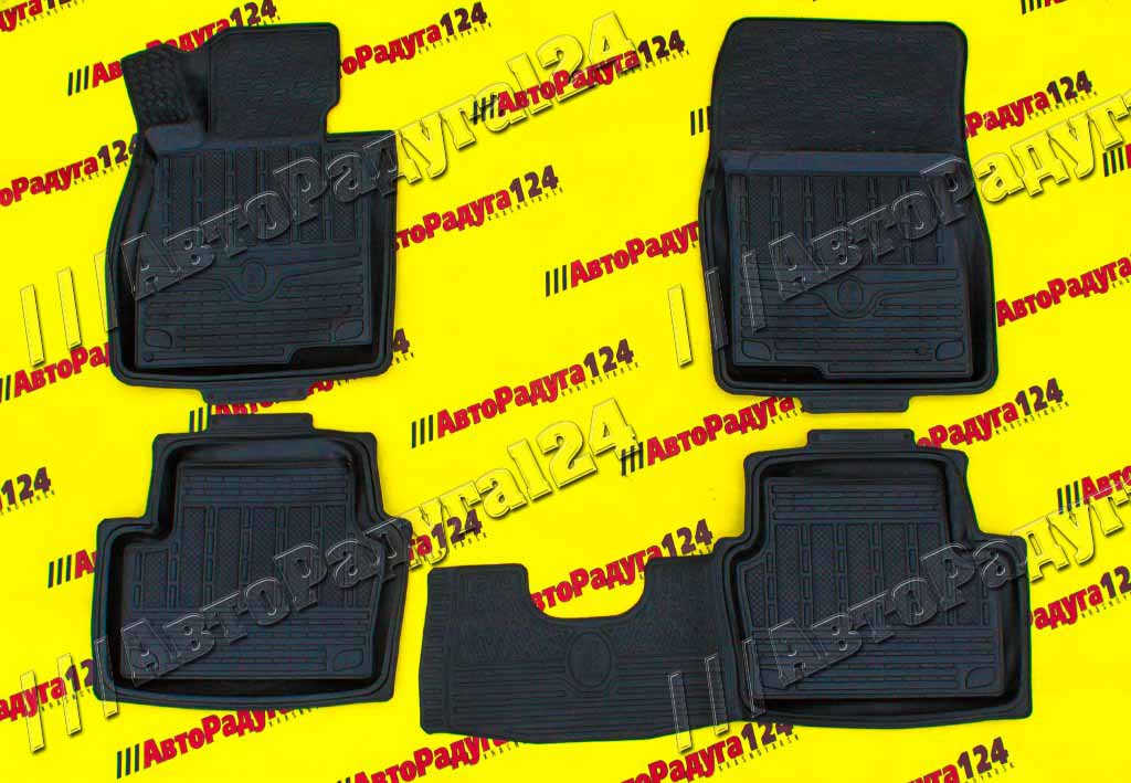 Коврики салонные Mazda 3 (2013-2019) резиновые [1023010200] (REZKON)