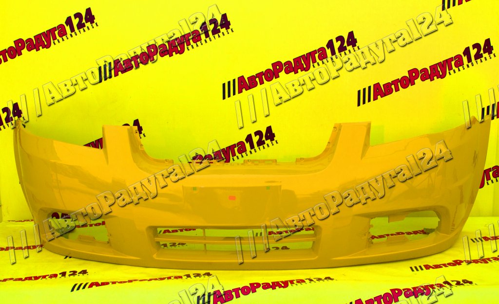 Бампер Chevrolet Aveo, Шевроле Авео (2006-2011) Седан (T250) передний High Yellow (52U) (Д)