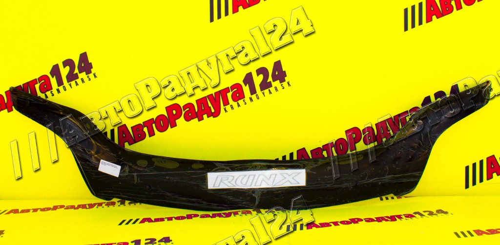 Мухобойка Toyota Runx (2001-2002) (E120) Евро (дефлектор капота) [T037Runx] (RedNsk)