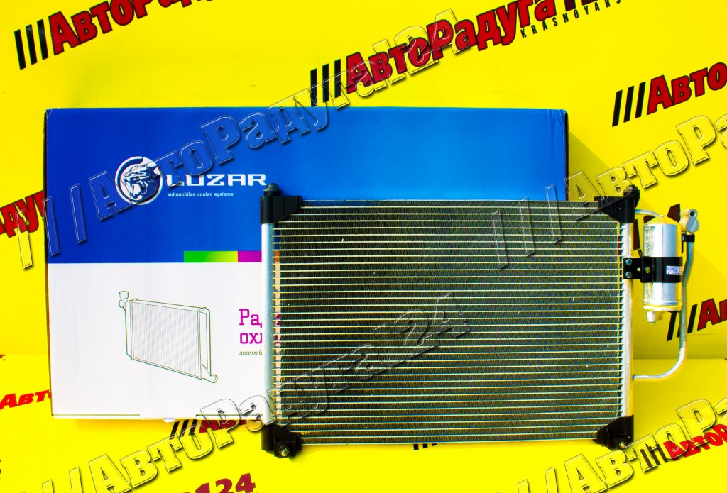 Радиатор кондиционера Chevrolet Lanos (1997-) [LRACCHLs0235] (Luzar)