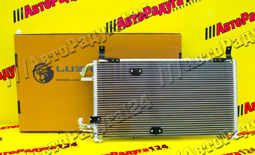 Радиатор кондиционера Daewoo Nexia (1994-, 2008-) [LRAC0547] (LUZAR)