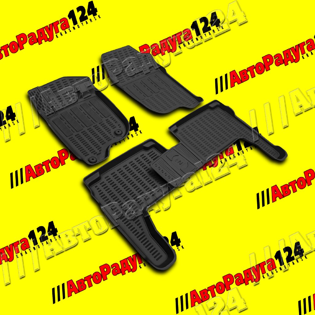 Коврики салонные Mitsubishi Pajero Sport II (2008-2015) полиуретан [0524020100] (Rezkon)