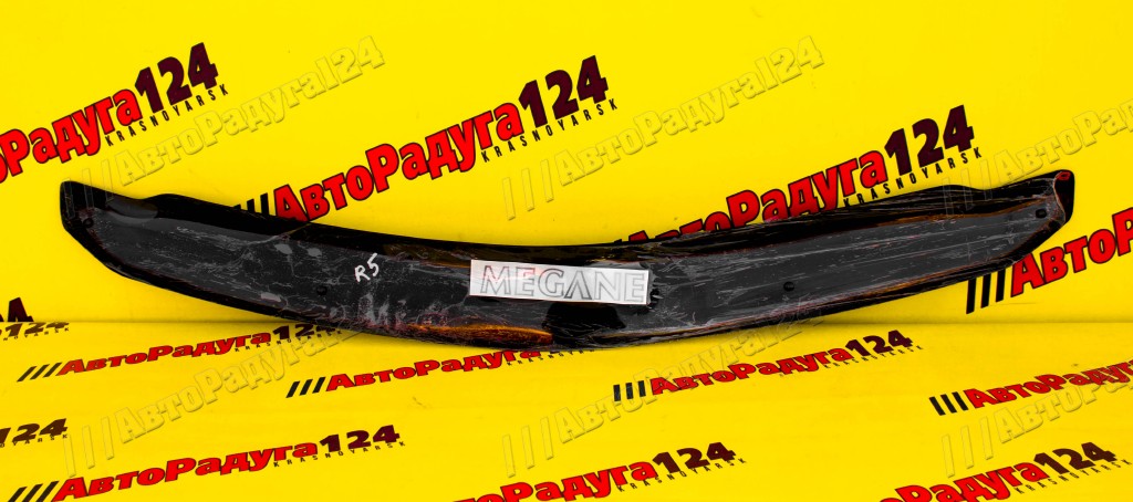 Мухобойка Renault Megane (2002-2009) Евро (дефлектор капота) [R005] (RedNsk)