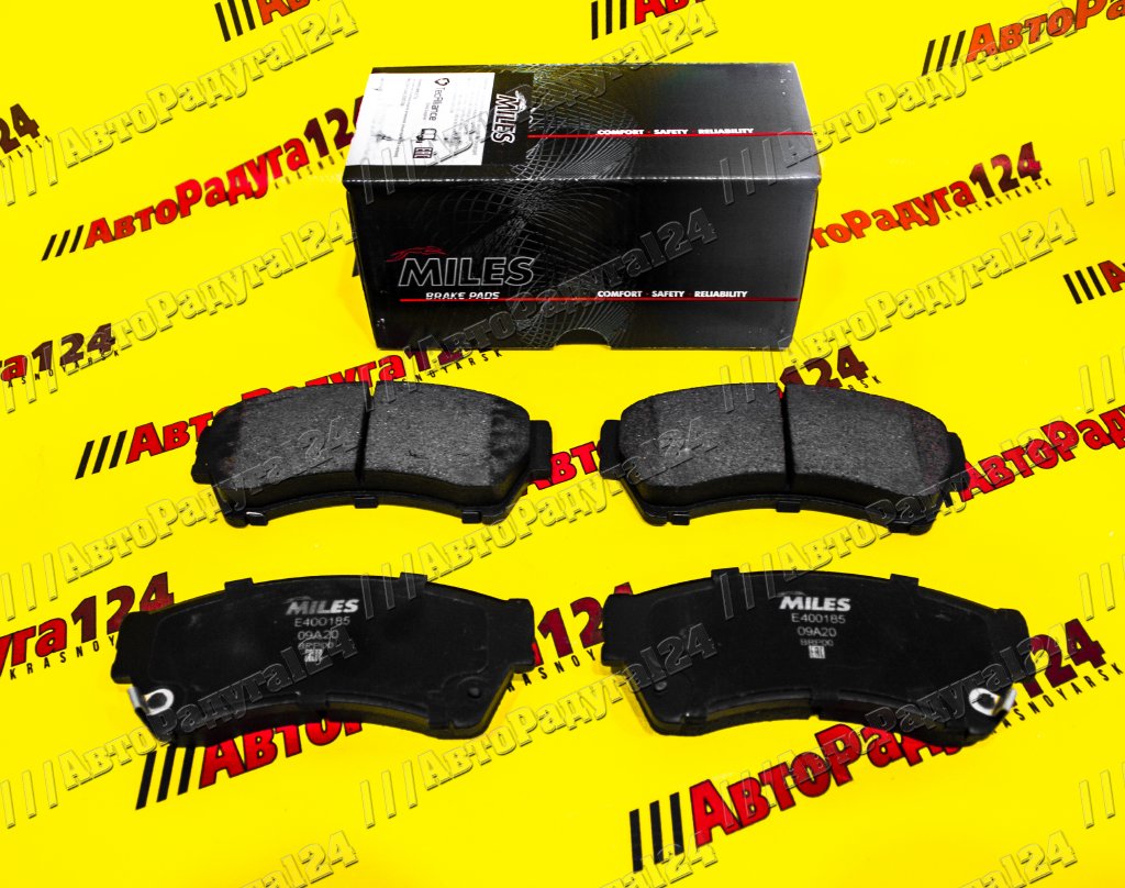 Колодки Mazda 6 (2007-2013) передние (E400185) (Miles)