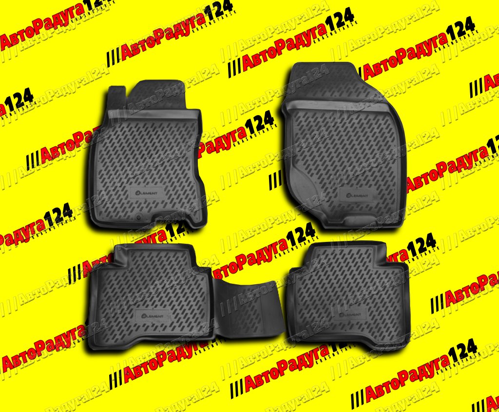 Коврики салонные Nissan X-Trail (2001-2007) Т30 I, полиуретан [CARNIS00033] (Компл. 4 шт)