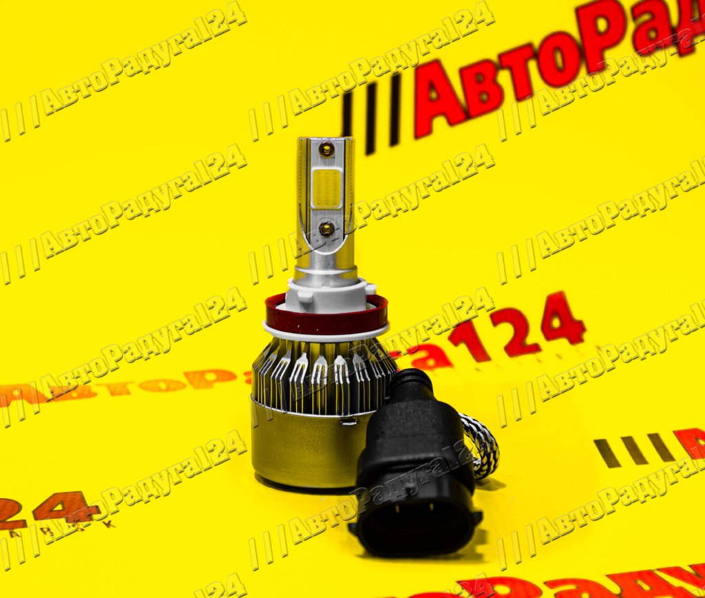 АВТОЛАМПА LED H11 12v-24v AMP COB L04 ШТ