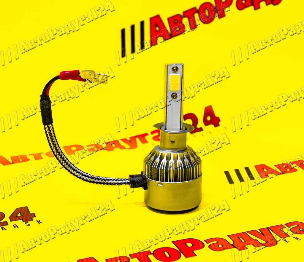 АВТОЛАМПА LED H1 12v-24v AMP COB L04 ШТ