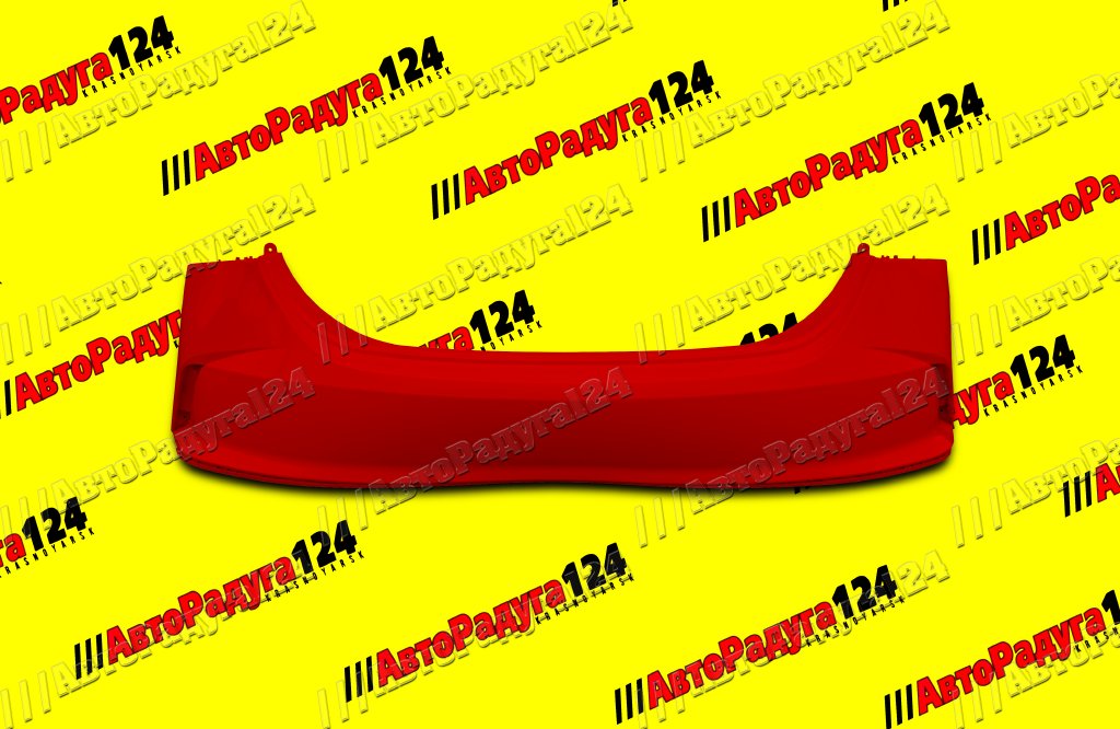 Бампер Hyundai Solaris, Хендай Солярис (2020-) задний Красный (R4R)