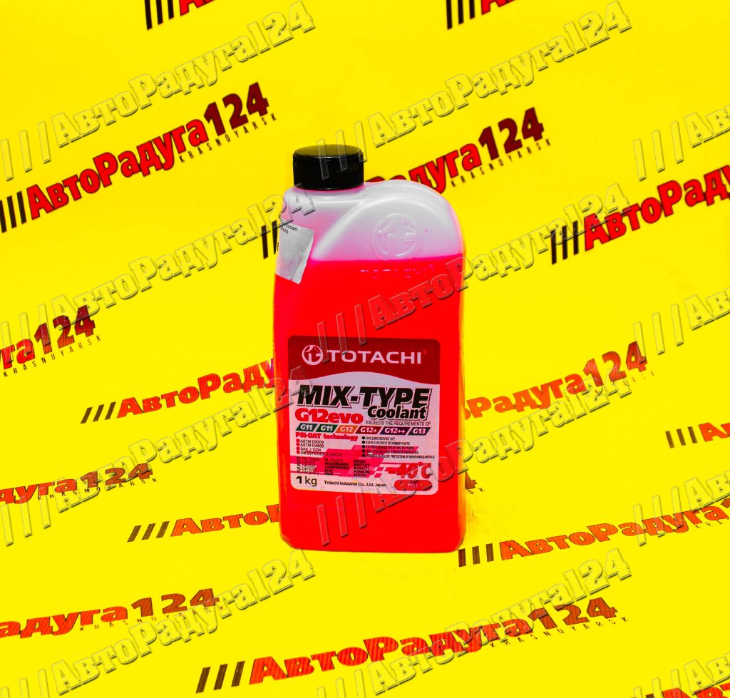 Антифриз розовый Totachi Mix-Type Coolant G12evo Pink -40C  1л (46801)