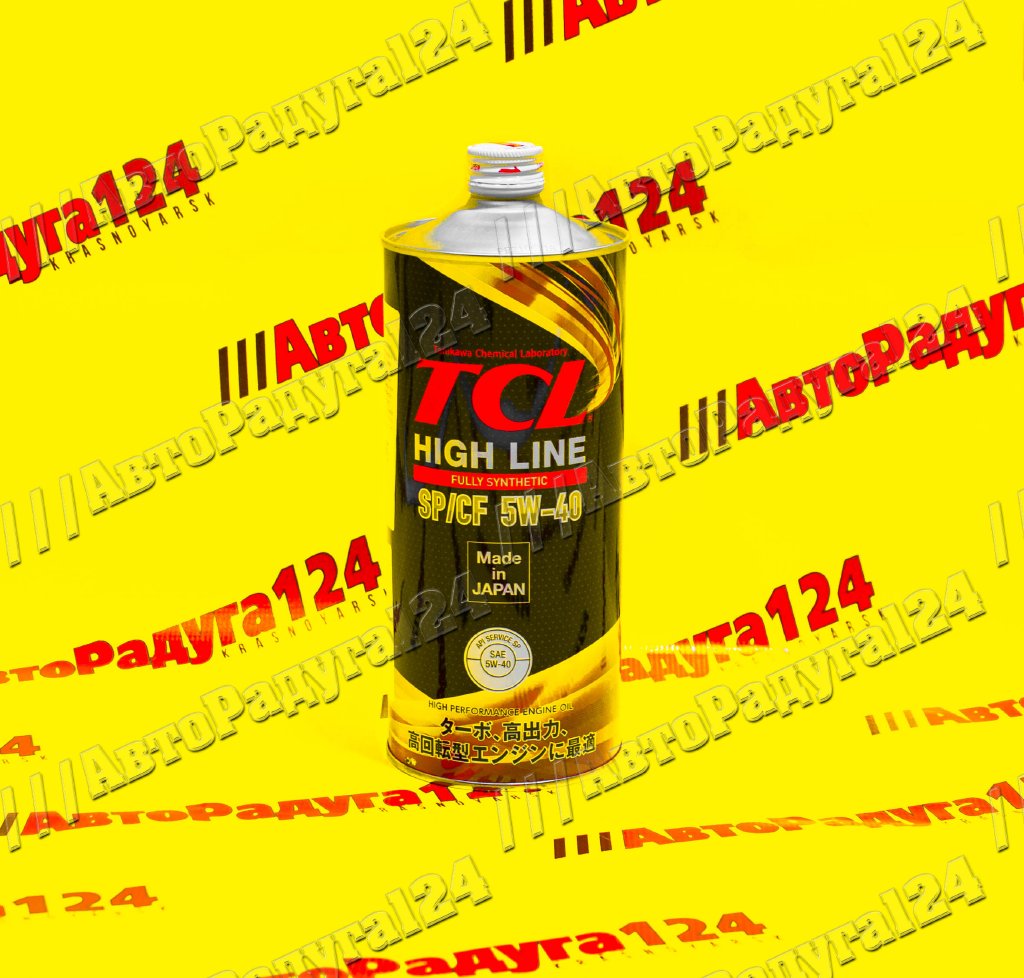 Масло моторное  5W40 полная синтетика ( 1 литр) TCL High Line (SP, CF) (Д)
