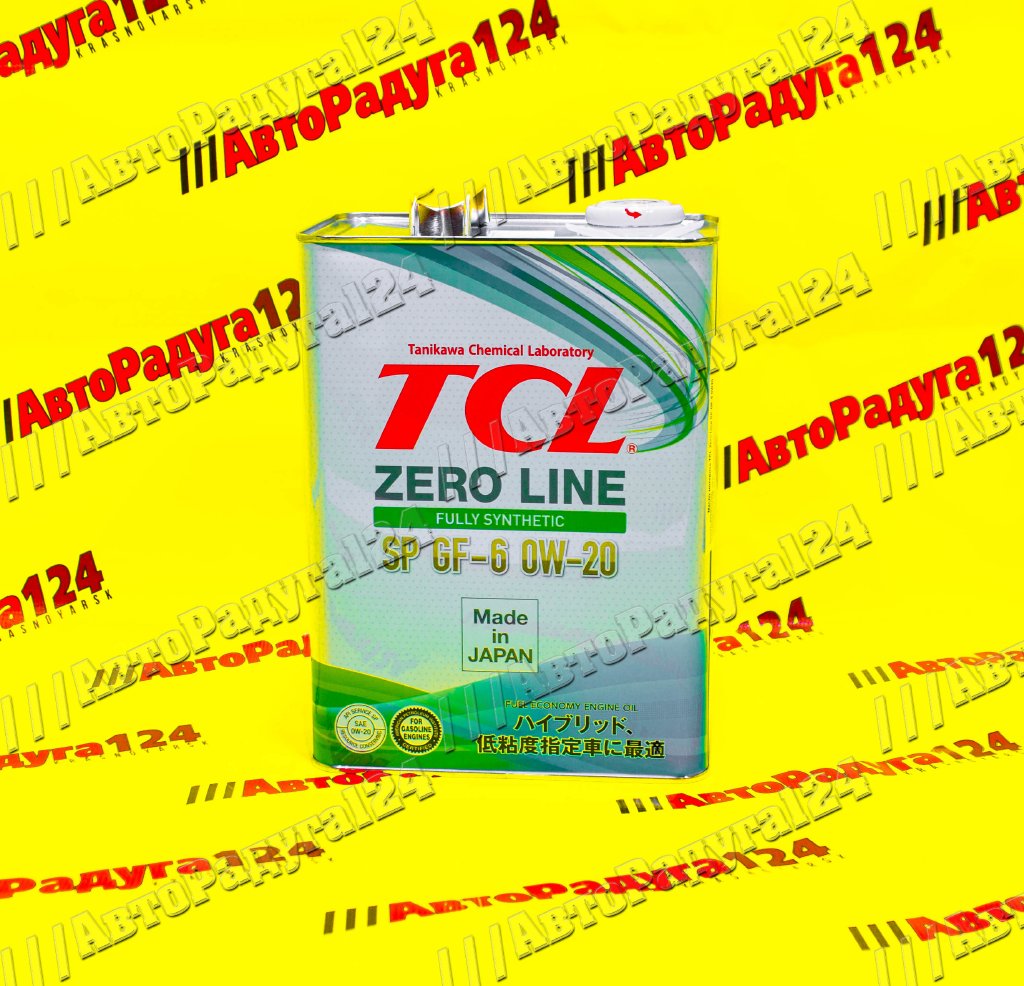 Масло моторное  0W20 полная синтетика ( 4 литра) TCL Zero Line (SP, CF-6) (Д)