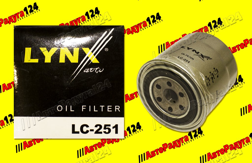 Фильтр масляный Nissan Bluebird, Sunny, X-Trail (LC-251) (W920/14) (Lynx)