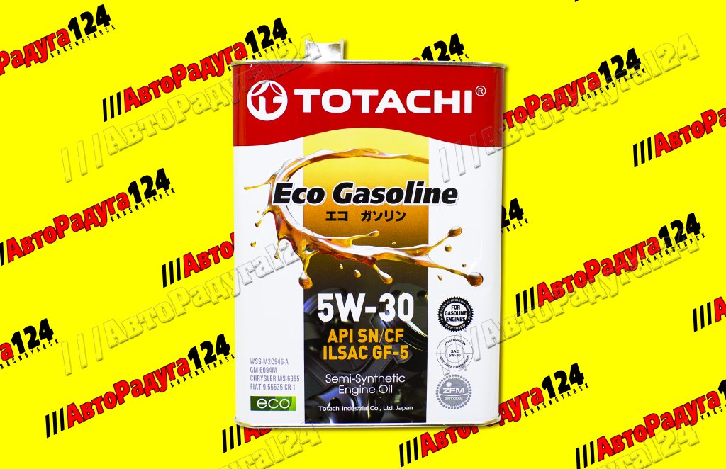 Масло моторное  5W30 п/с Totachi Eco Gasoline  4л (SN/CF, RC, A5/B5) (10804)