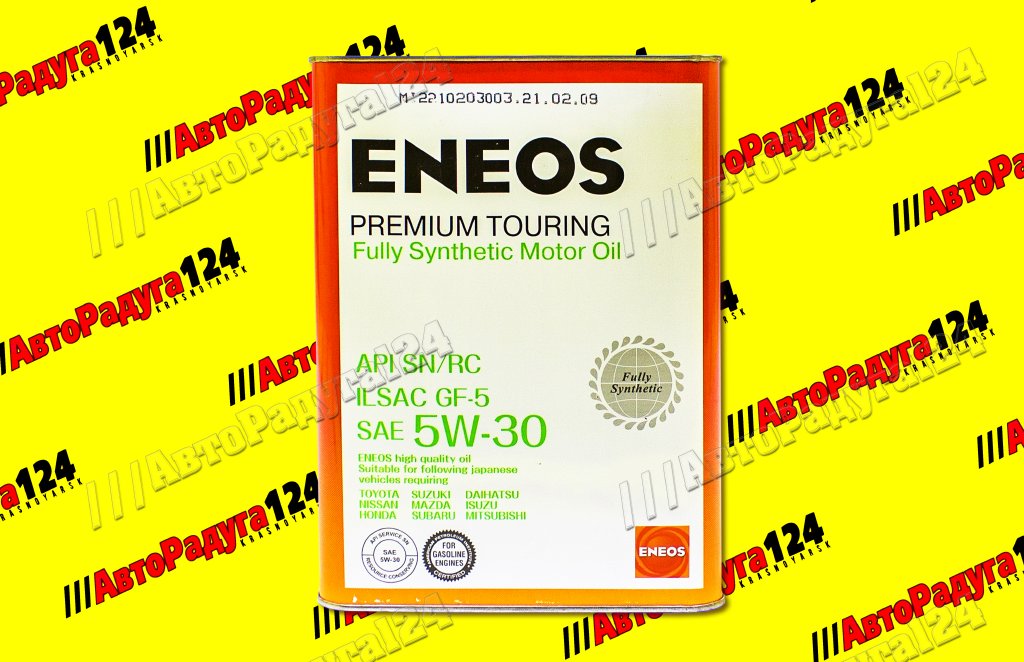 Масло моторное  5W30 полная синтетика Eneos Premium Touring  4л (SN) (8809478942216)