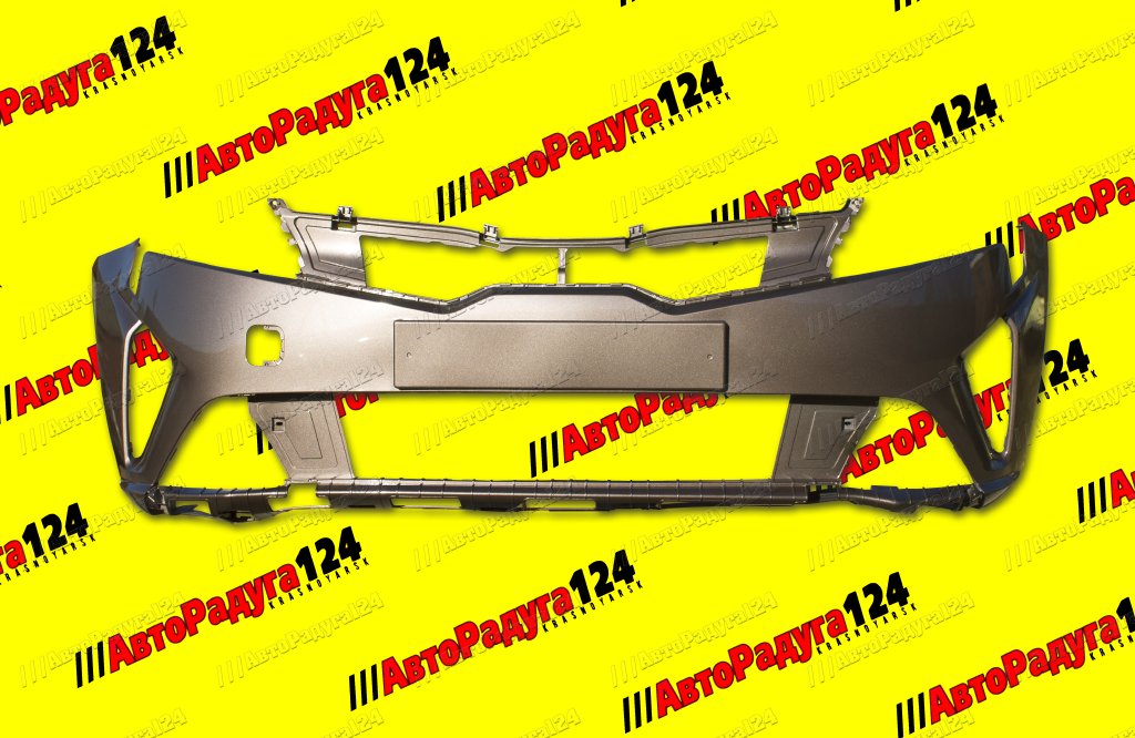 Бампер Kia Rio, Киа Рио (2020-) передний Кофейный (S4N)