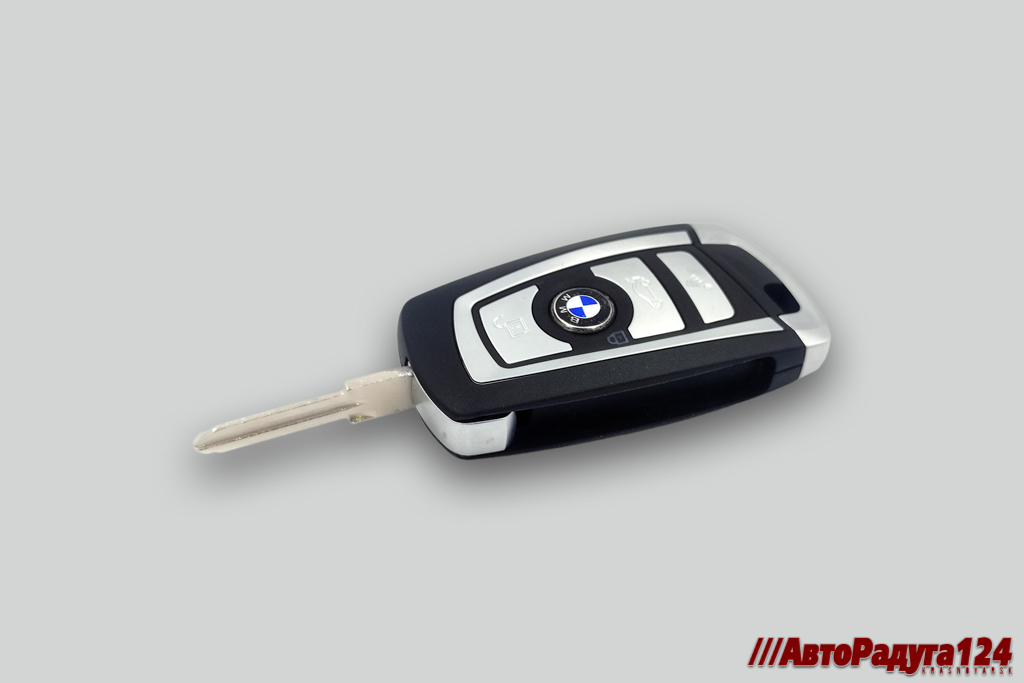 Ключ замка зажигания ВАЗ 1118, 2170, 2190 без ПДУ выкидной BMW (1657)