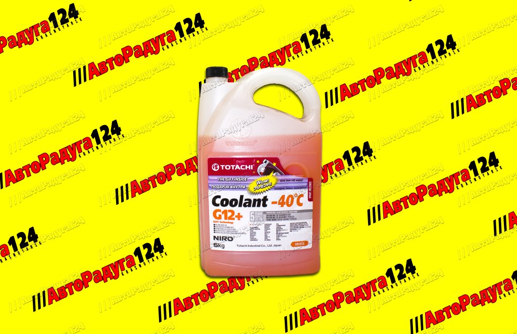 Антифриз оранжевый Totachi Niro Coolant Orange -40C G12+  5л (47305) 