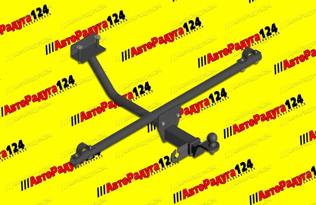 Фаркоп ВАЗ 2121, 21213, 2131 под квадрат (Е) [01019E] (Уникар)