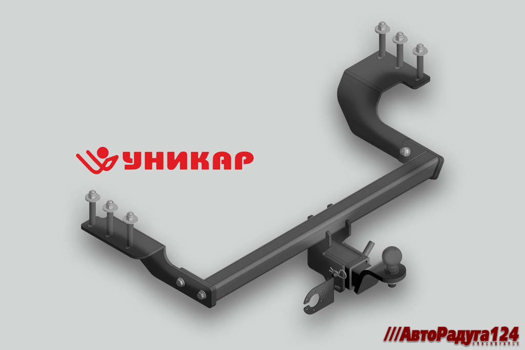 Фаркоп Haval M6 (2021-) 2 поколение (Е) (без комплекта электрики) (06184F) (Уникар)