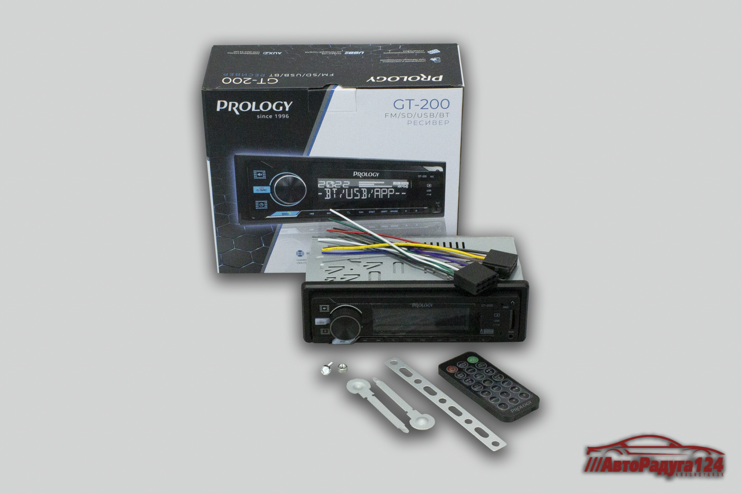 Магнитола USB Prology GT-200 4х55 вт USB/BT/3 RCA