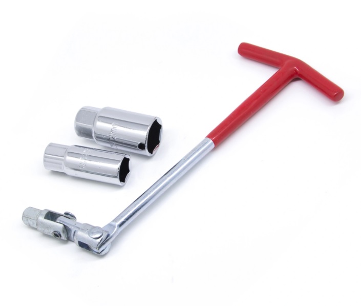 Ключ свечной 16*21 мм карданный (300 мм) (DINWARD)