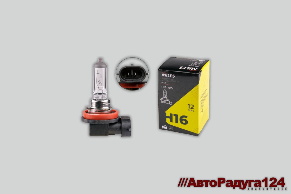 Автолампа H16 PGJ19-3, 12V, 19W (BL033) (Miles)