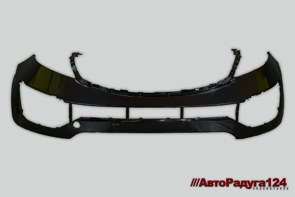 Бампер Kia Sportage (2010-2016) передний Черный, Black Pearl (1K)